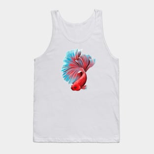 Fighting fish Tank Top